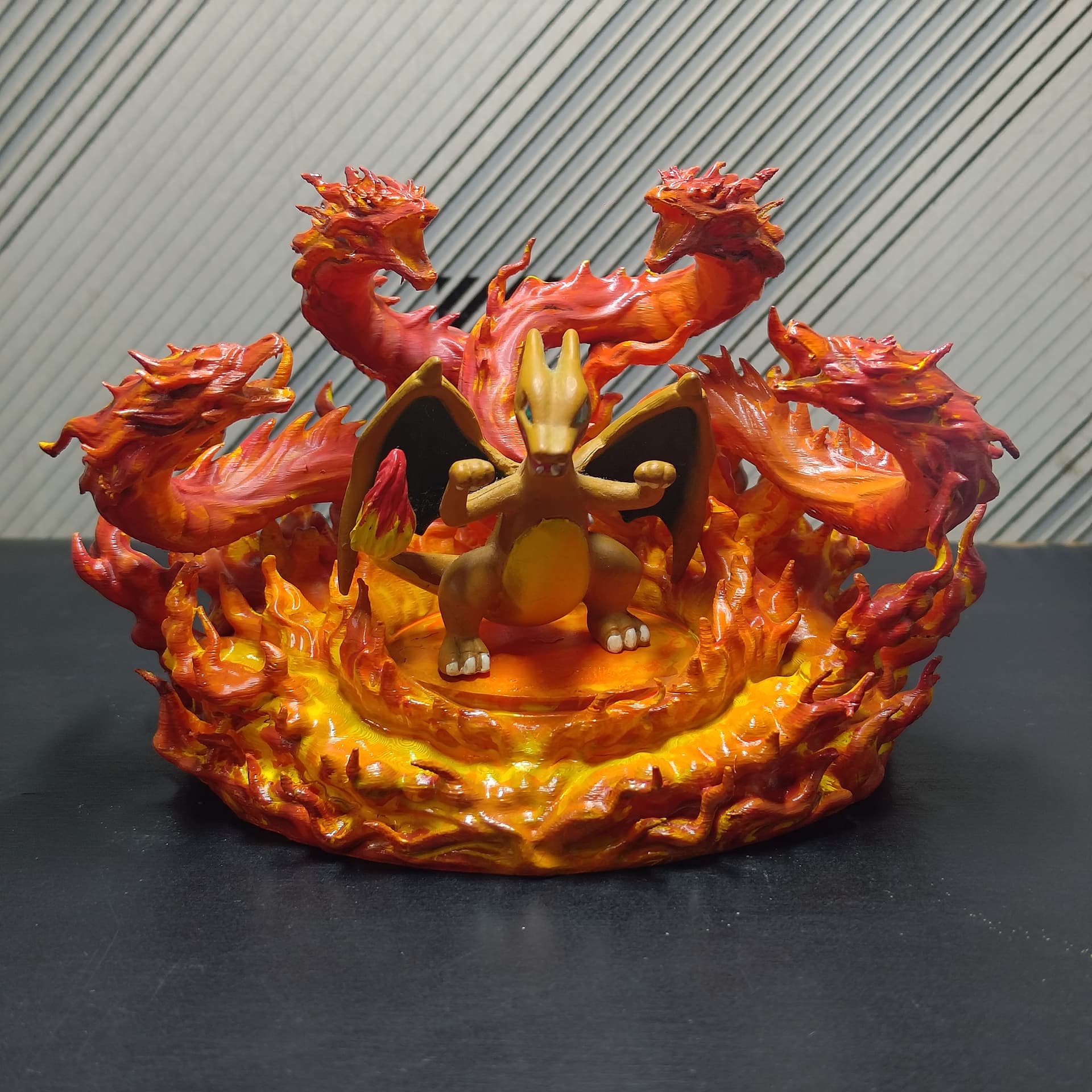 噴火龍專用火龍特效底座