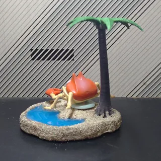 Beach Palm Resin Base - Thumbnail