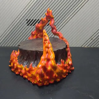 Salamence Plateau Flame Base - Thumbnail
