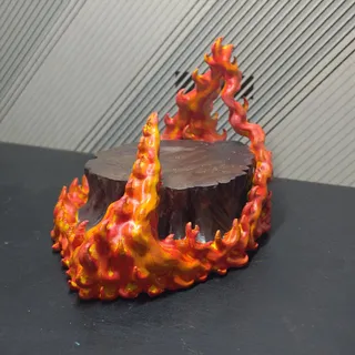 Salamence Plateau Flame Base - Thumbnail