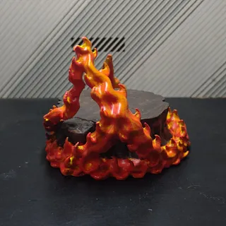 Salamence Plateau Flame Base - Thumbnail