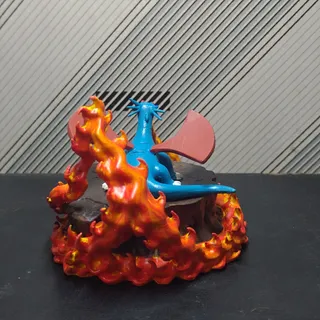 Salamence Plateau Flame Base - Thumbnail
