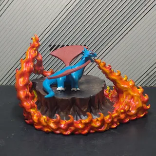 Salamence Plateau Flame Base - Thumbnail