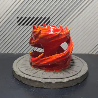火神蛾火焰漩渦底座 - Thumbnail