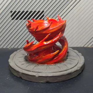 火神蛾火焰漩渦底座 - Thumbnail