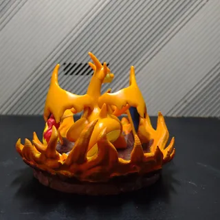 超級噴火龍Y火焰底座 - Thumbnail