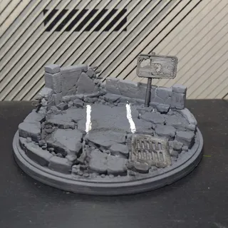 臭臭泥廢墟街道底座 - Thumbnail