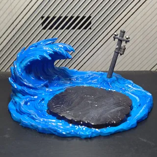 颱風登陸海岸底座 - Thumbnail