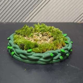 霸王花與臭臭花藤蔓花盆底座 - Thumbnail