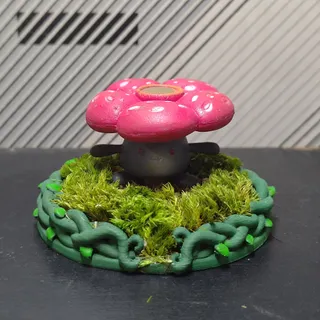 霸王花與臭臭花藤蔓花盆底座 - Thumbnail