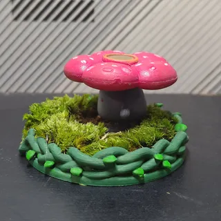 霸王花與臭臭花藤蔓花盆底座 - Thumbnail